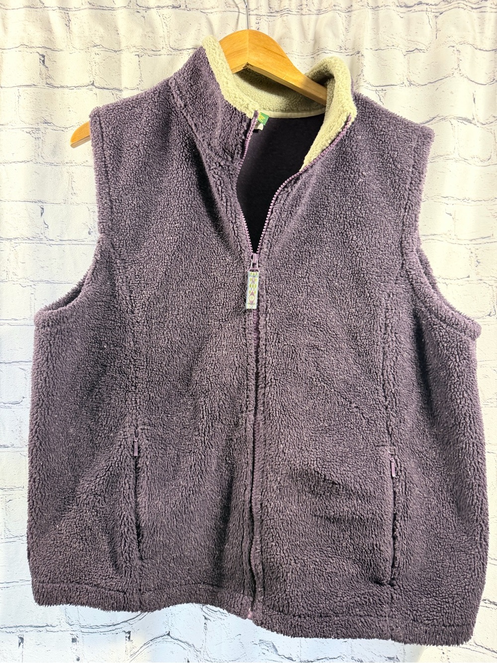 Cabelas Cozy Purple Sherpa Vest
